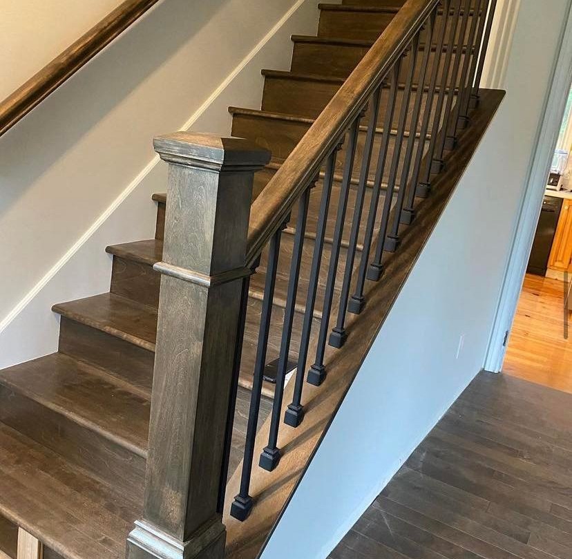 Staircase renovation by Geldart's Contracting