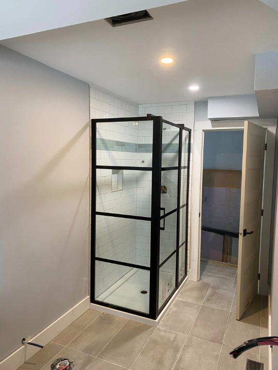 Bathroom renovation by Geldart's Contracting